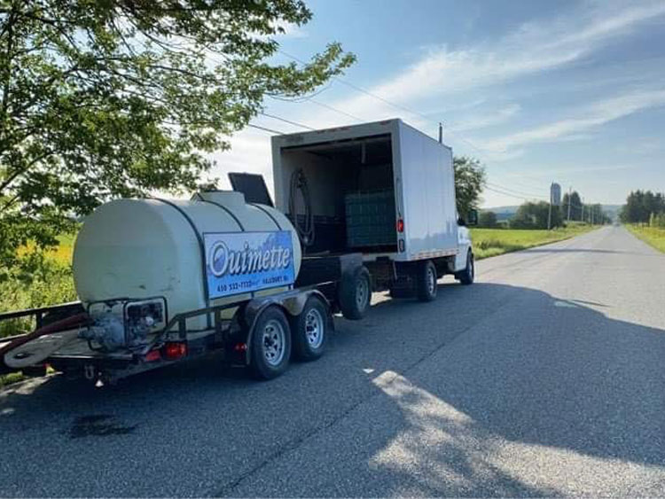 Camion pour spa / Capacité : 2000L